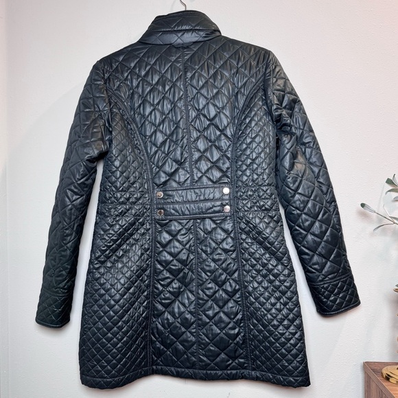 Laundry By Shelli Segal Green Women’s Size Small Diamond Quilted Puffer Jacket - Picture 2 of 6